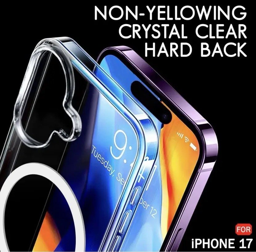 Doubledicestore Back Cover for Apple iphone 17 (Transparent, Magsafe, Pack of: 1) - Image 5