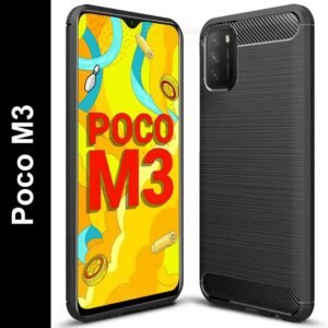 SmartBuy Back Cover for Poco M3 (Black)